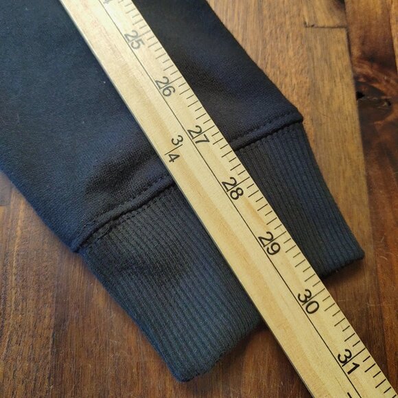 John Deere Black Hoodie Pullover Unisex Small Green Yellow Logo Front Pockets - Picture 9 of 9